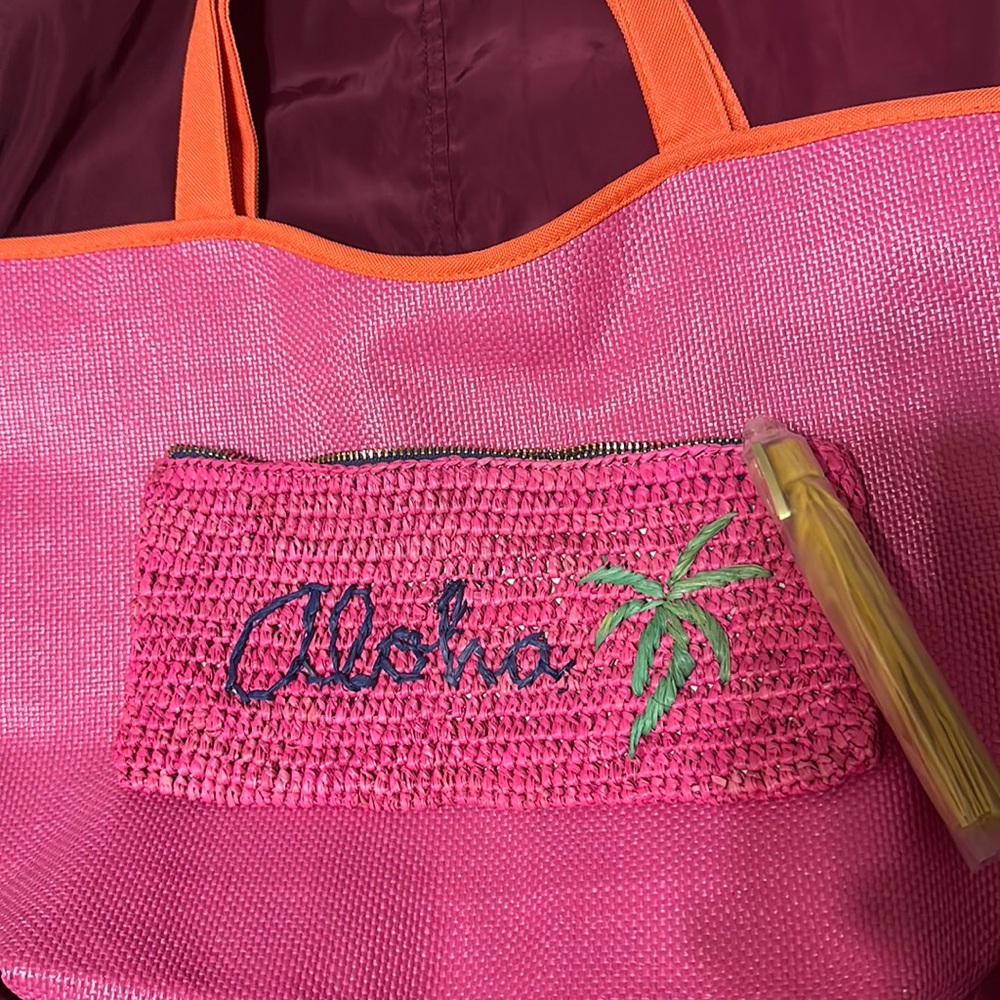 Tori Richards clutch NWT & Clinique bag (no tags but brand new) *Bundle*